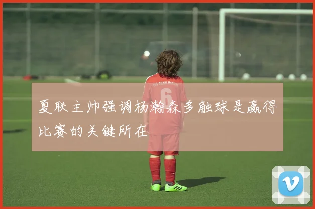 夏联主帅强调杨瀚森多触球是赢得比赛的关键所在